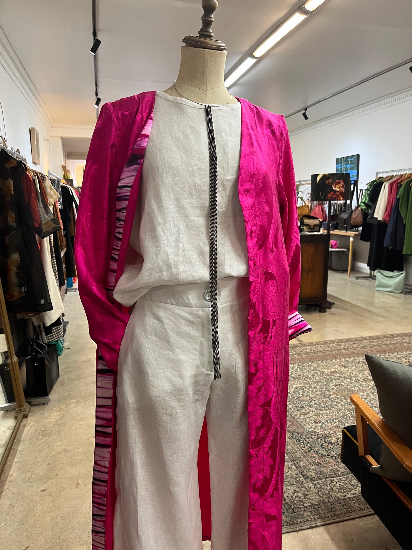 SYLVIA RILEY Petra silk spoverino (duster)