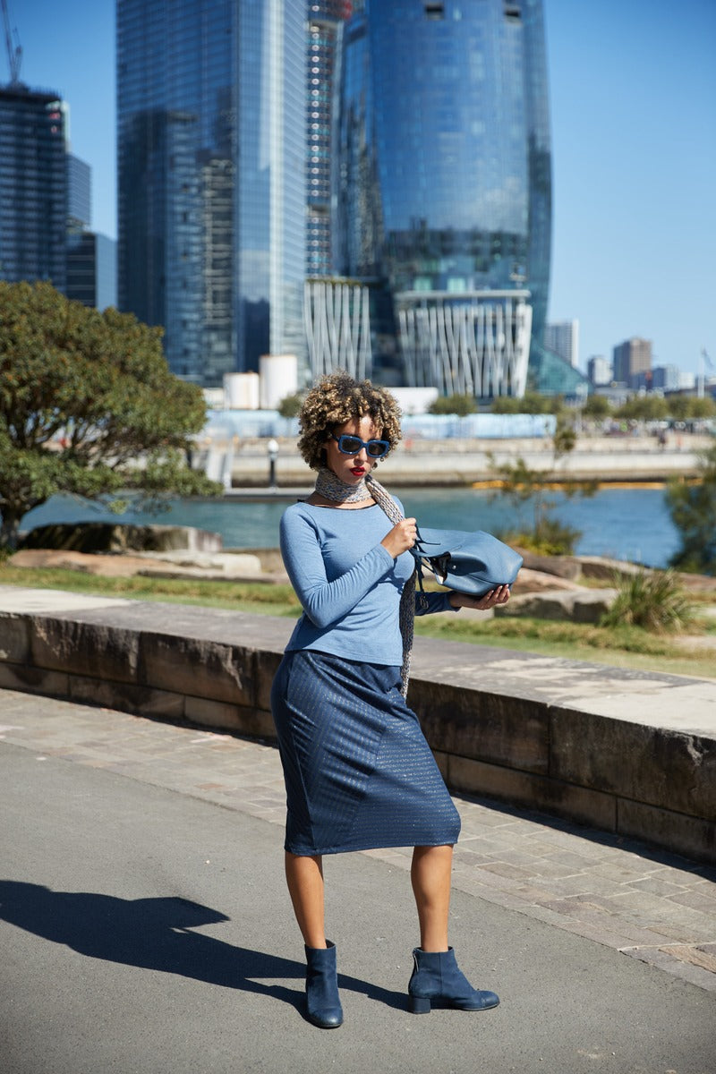 SYLVIA RILEY Geo Skirt