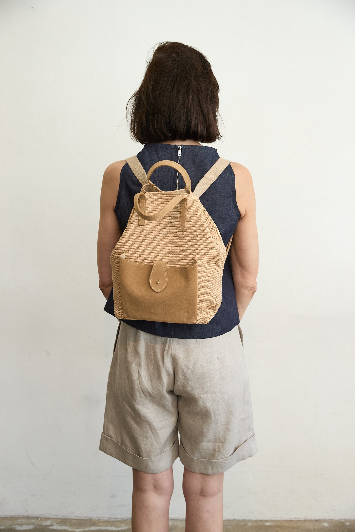 Astoria Indigo Zipper Top