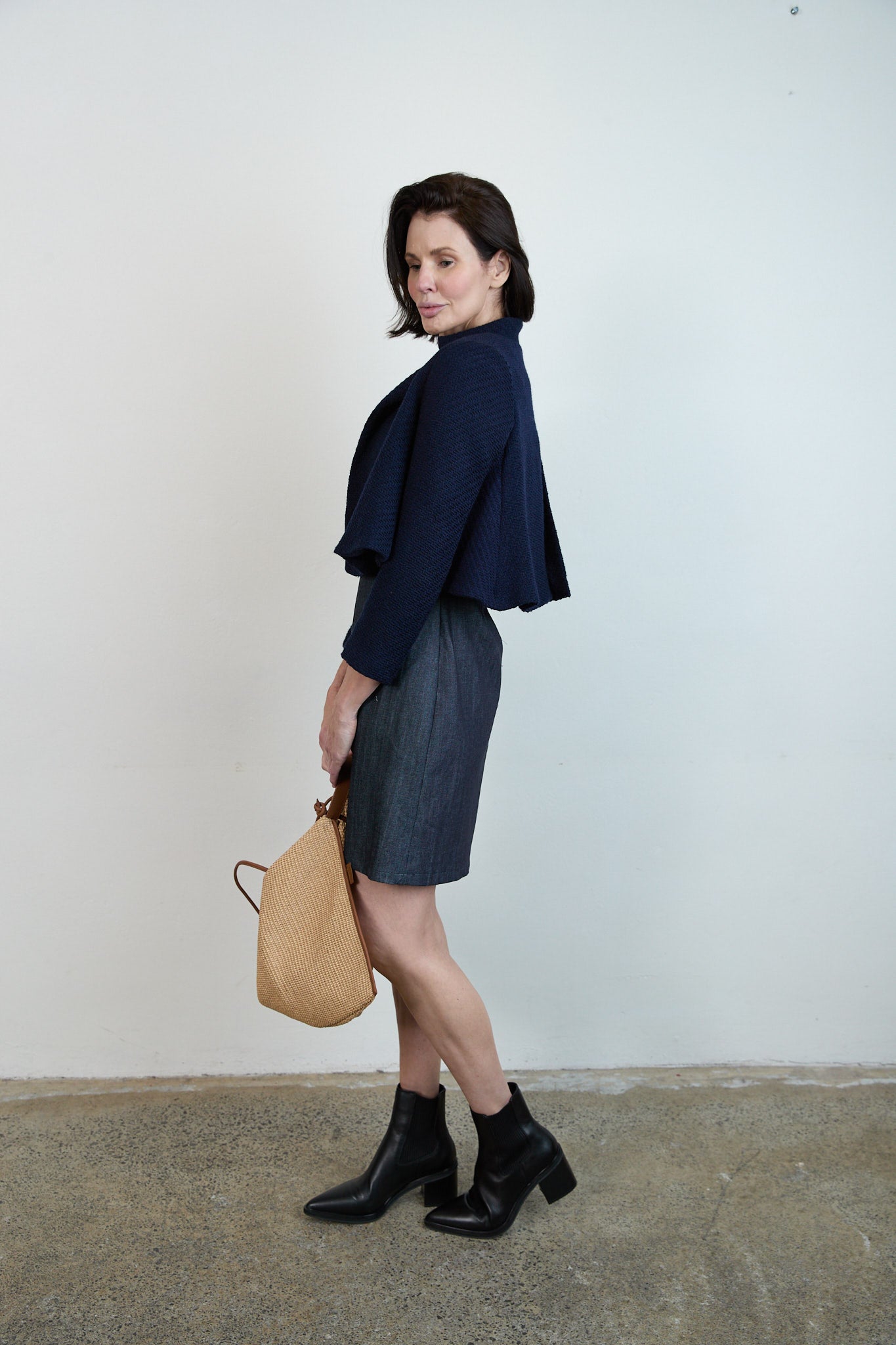 Denim Shift Dress