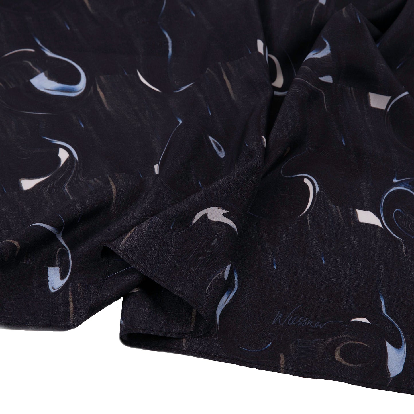DANIELLE WIESSNER Printed Silk Scarf