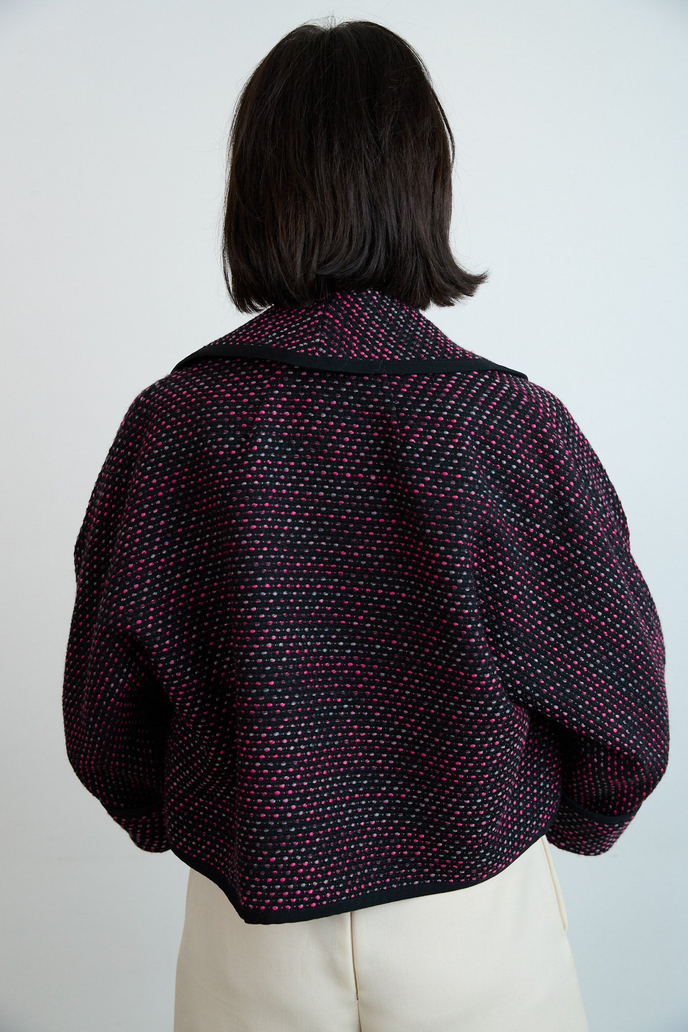 Eliza Italian Tweed Jacket Pink