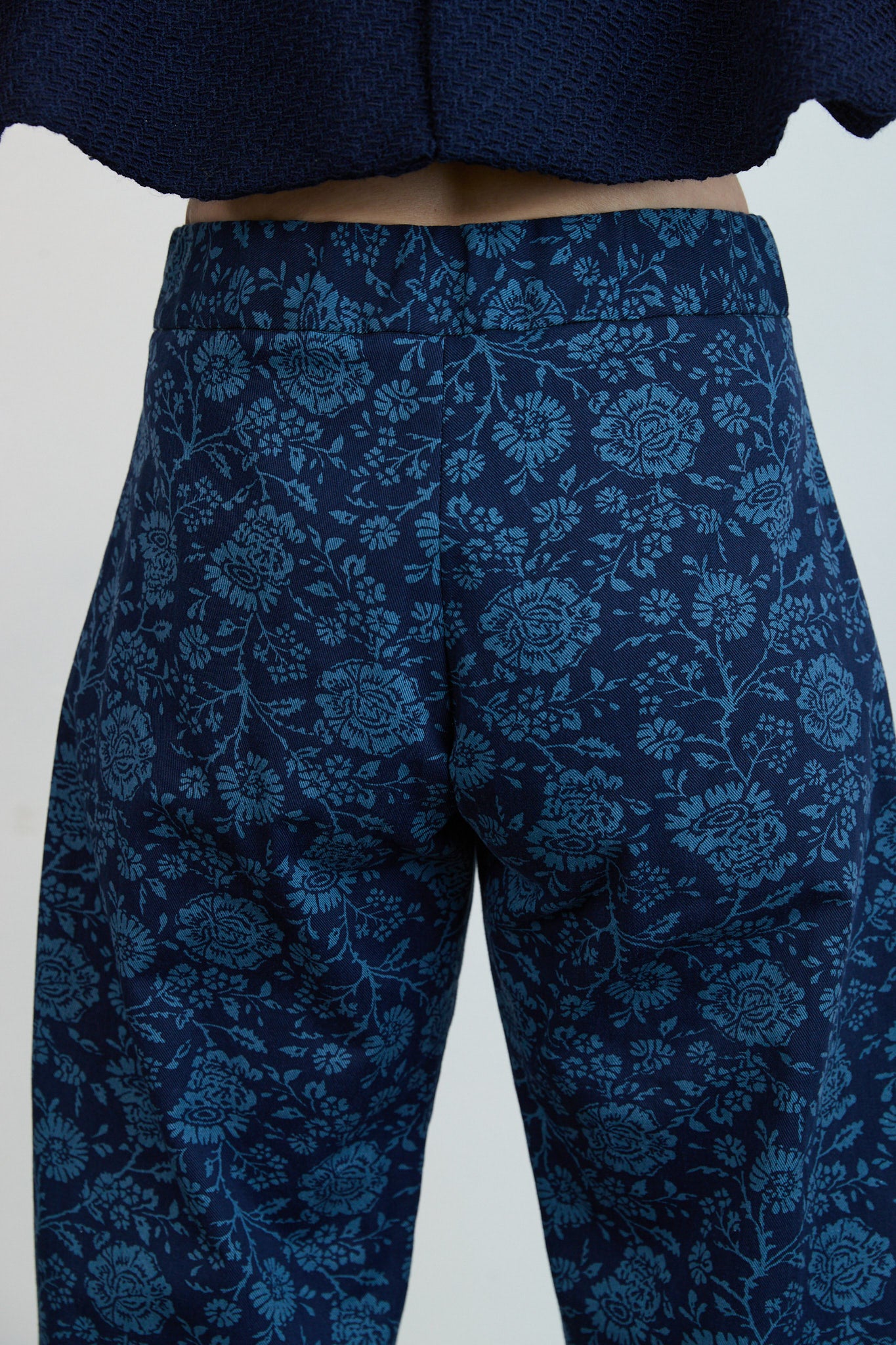 Otto Jeans Blue Printed Drill
