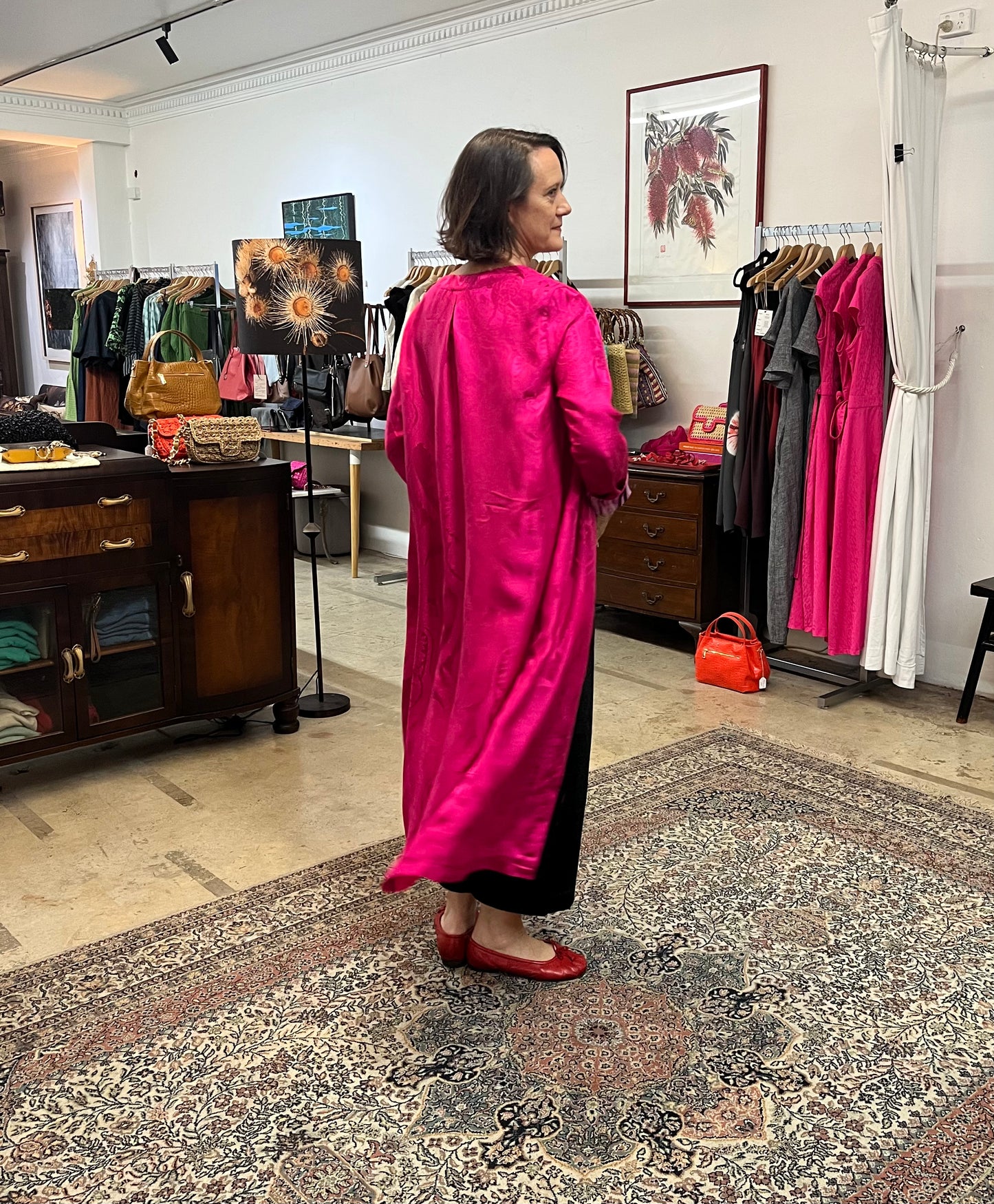 SYLVIA RILEY Petra silk spoverino (duster)