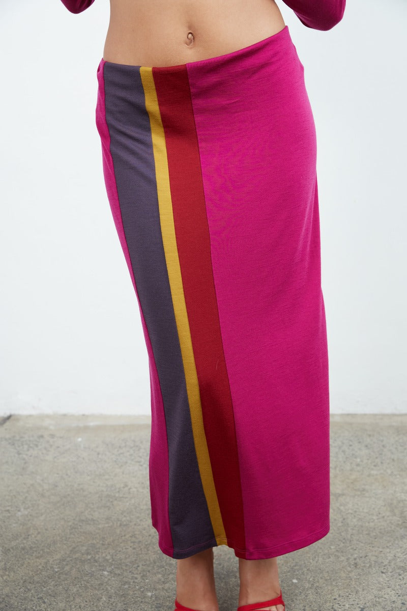SYLVIA RILEY Monica Midi Skirt