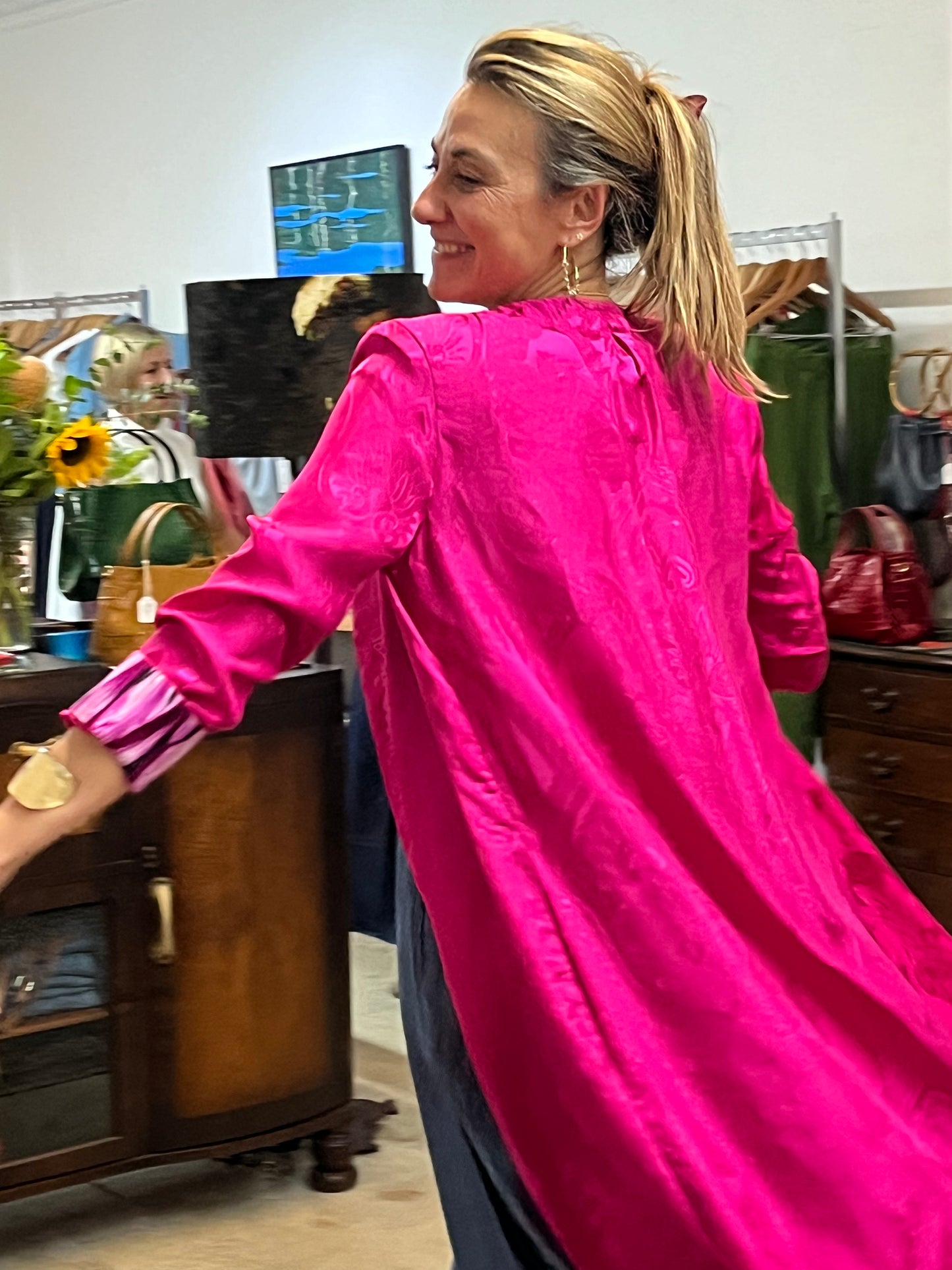SYLVIA RILEY Petra silk spoverino (duster)