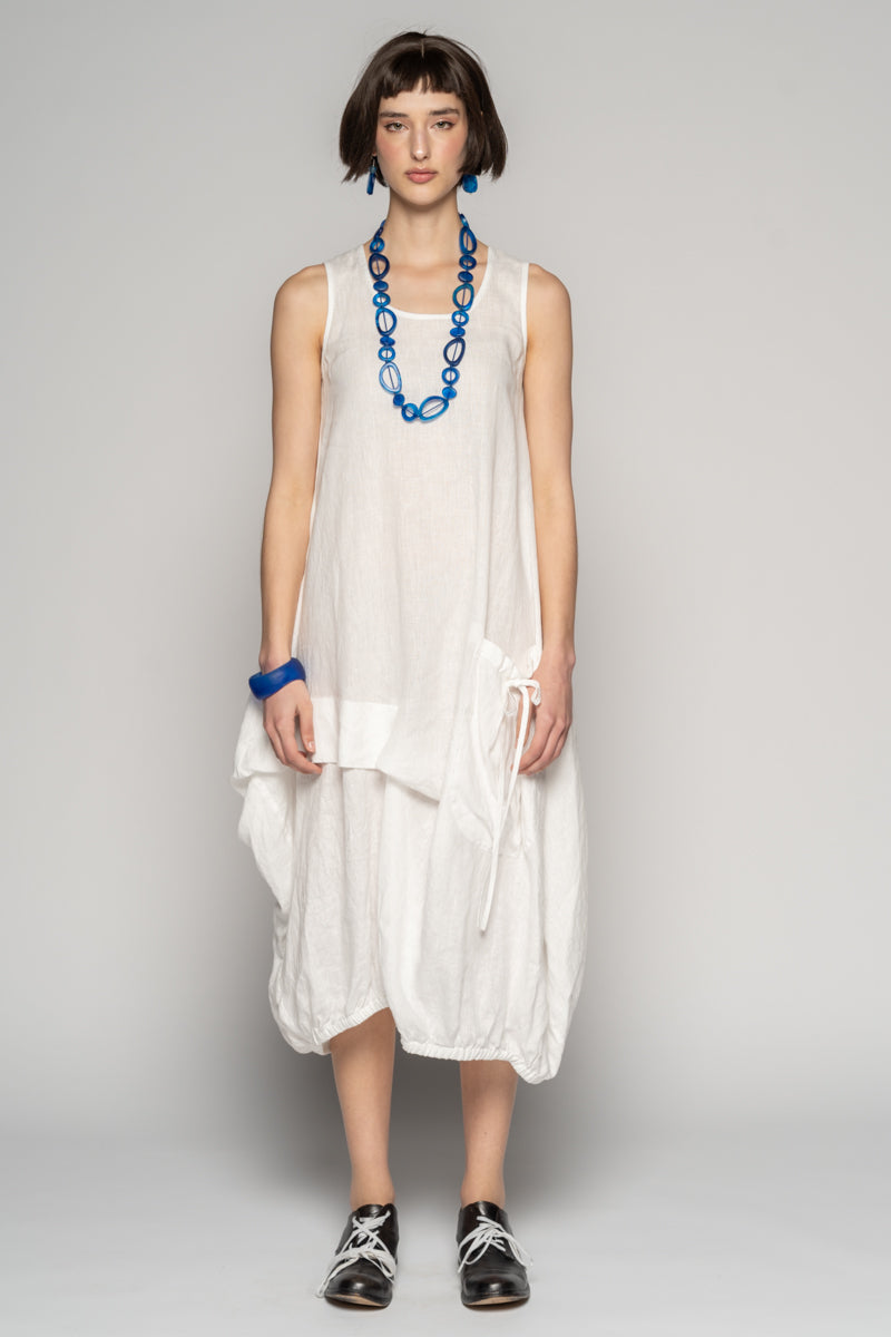 DOGSTAR Sabi Tuck Dress White