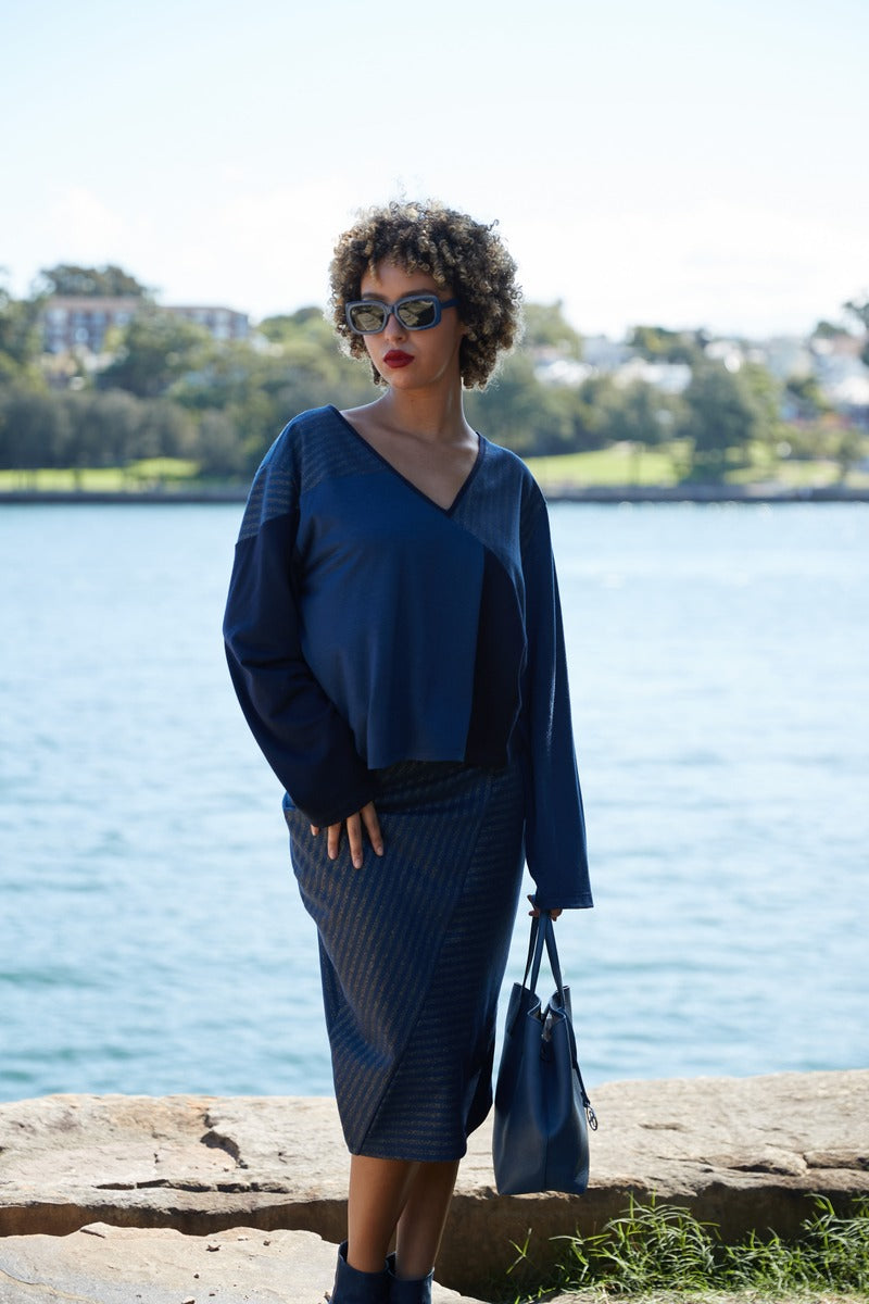 SYLVIA RILEY Geo Skirt
