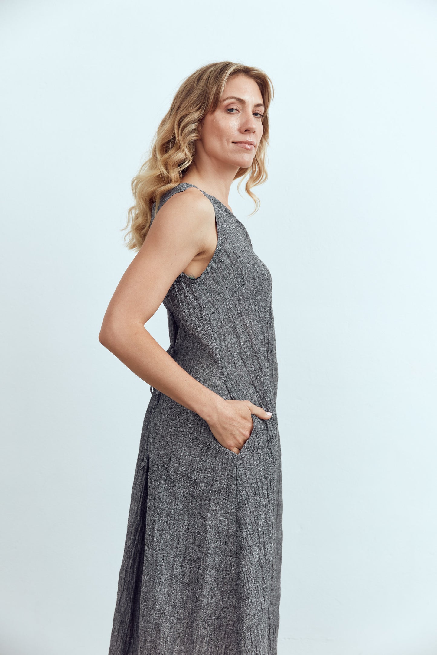 Iris Linen Dress