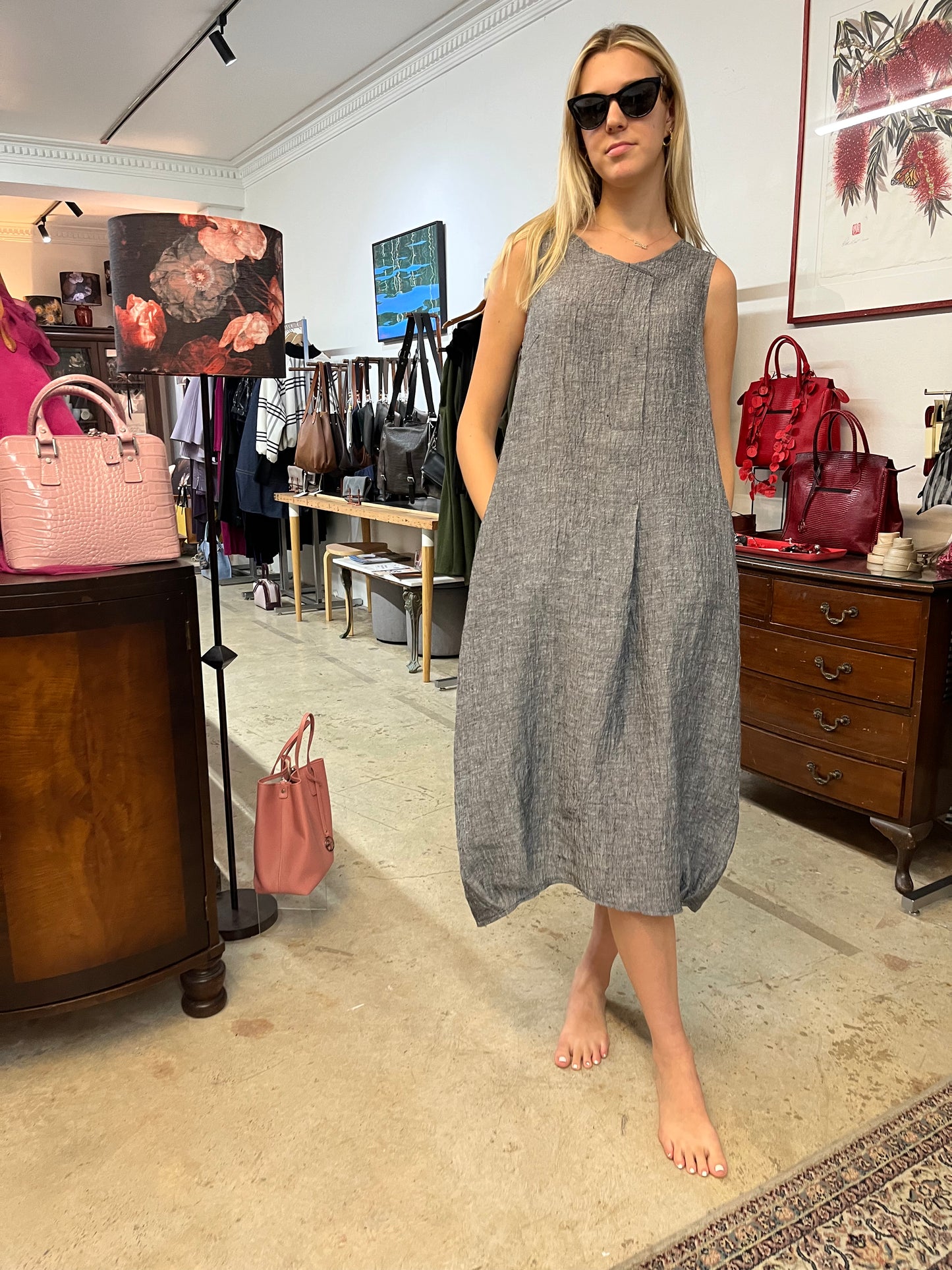 Iris Linen Dress