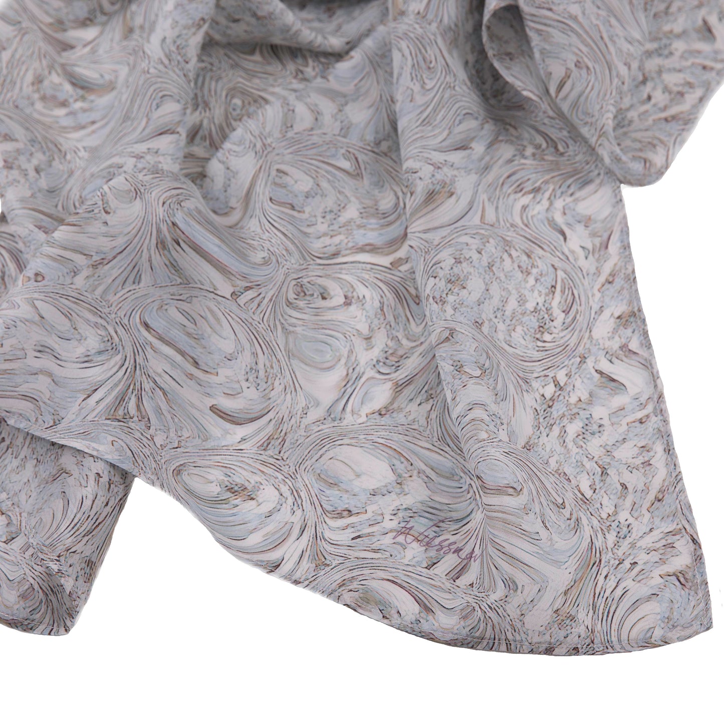 DANIELLE WIESSNER Printed Silk Scarf