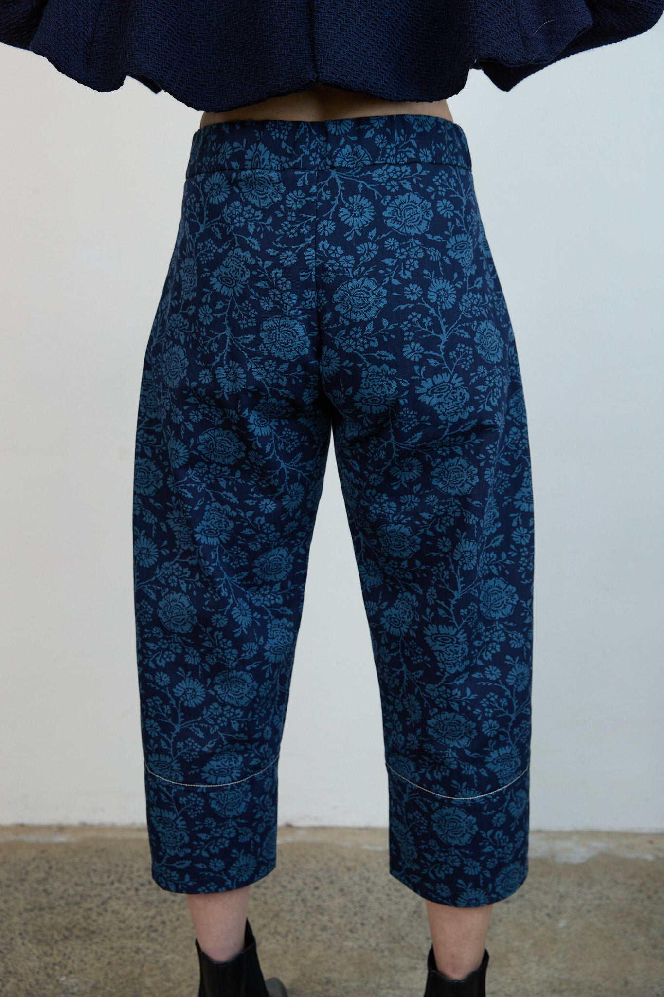 Otto Jeans Blue Printed Drill