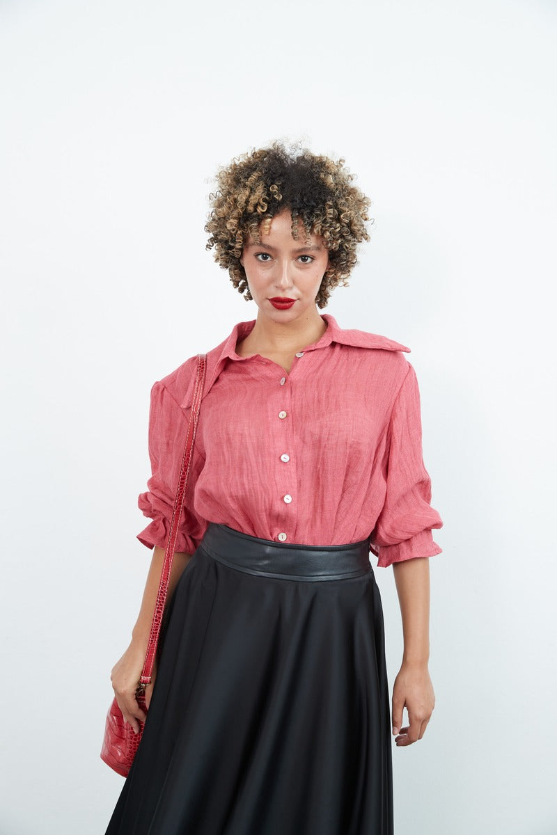 Lennox Shirt-Rose