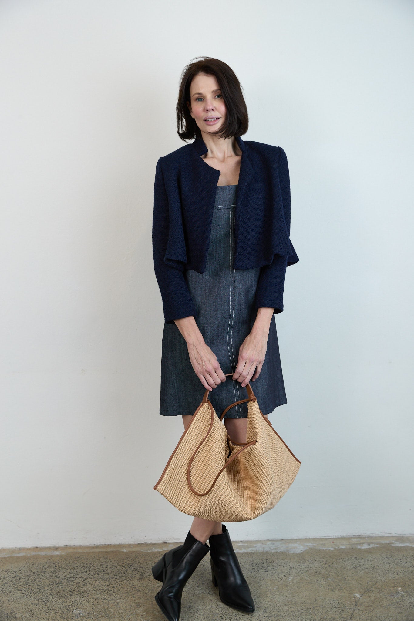 Denim Shift Dress