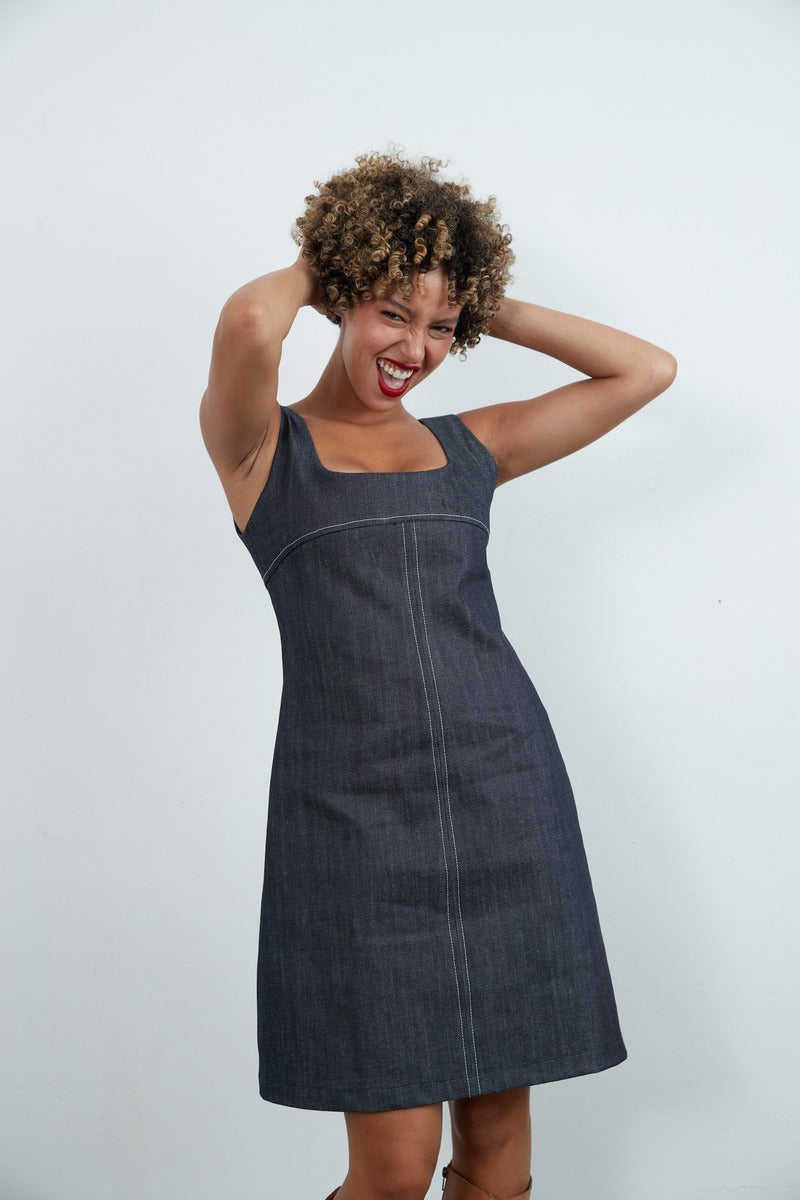 Denim Shift Dress