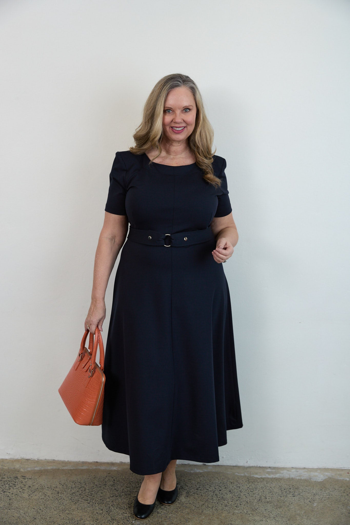 Indira Dress Navy