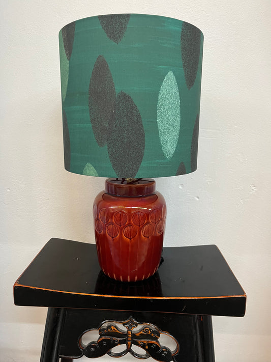 Lamp-ZYNSKA TEXTILES Riverstones shade/Italian ceramic base