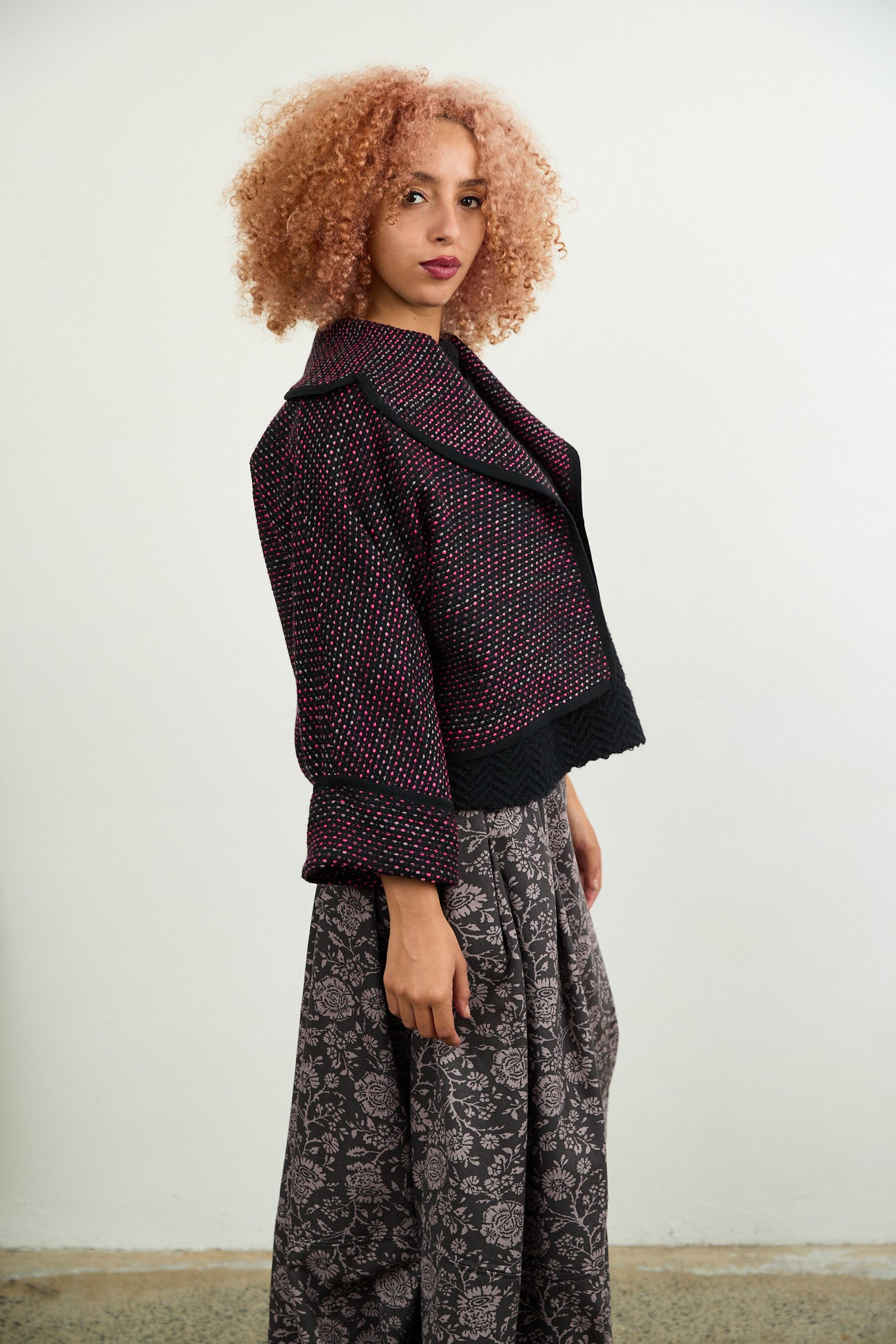 Riley Skirt Taupe Printed Drill