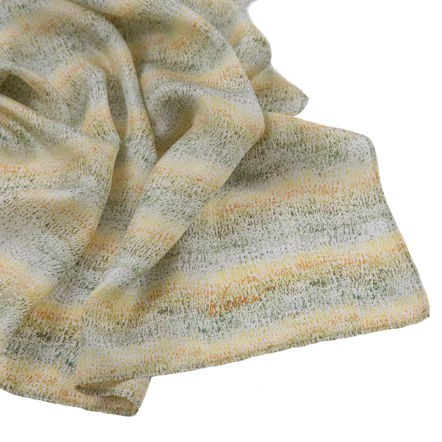 DANIELLE WIESSNER Printed Silk Scarf