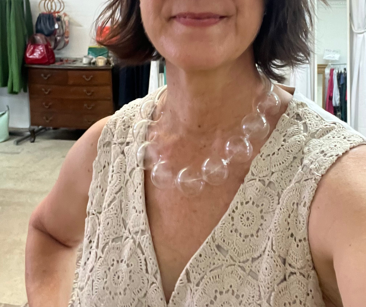 BINI GALLERY Ariel glass necklace