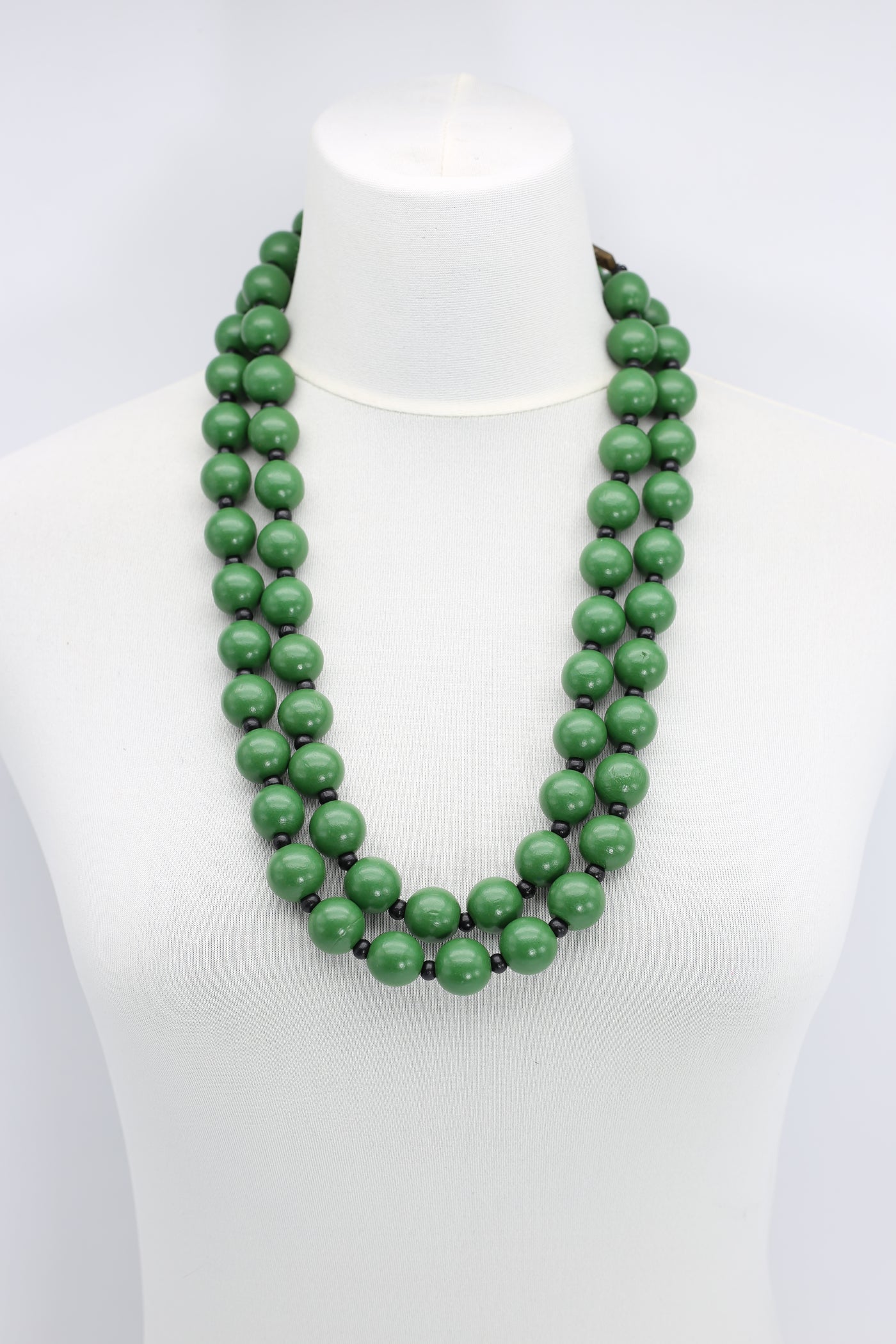 JIANHUI Round wooden bead necklace