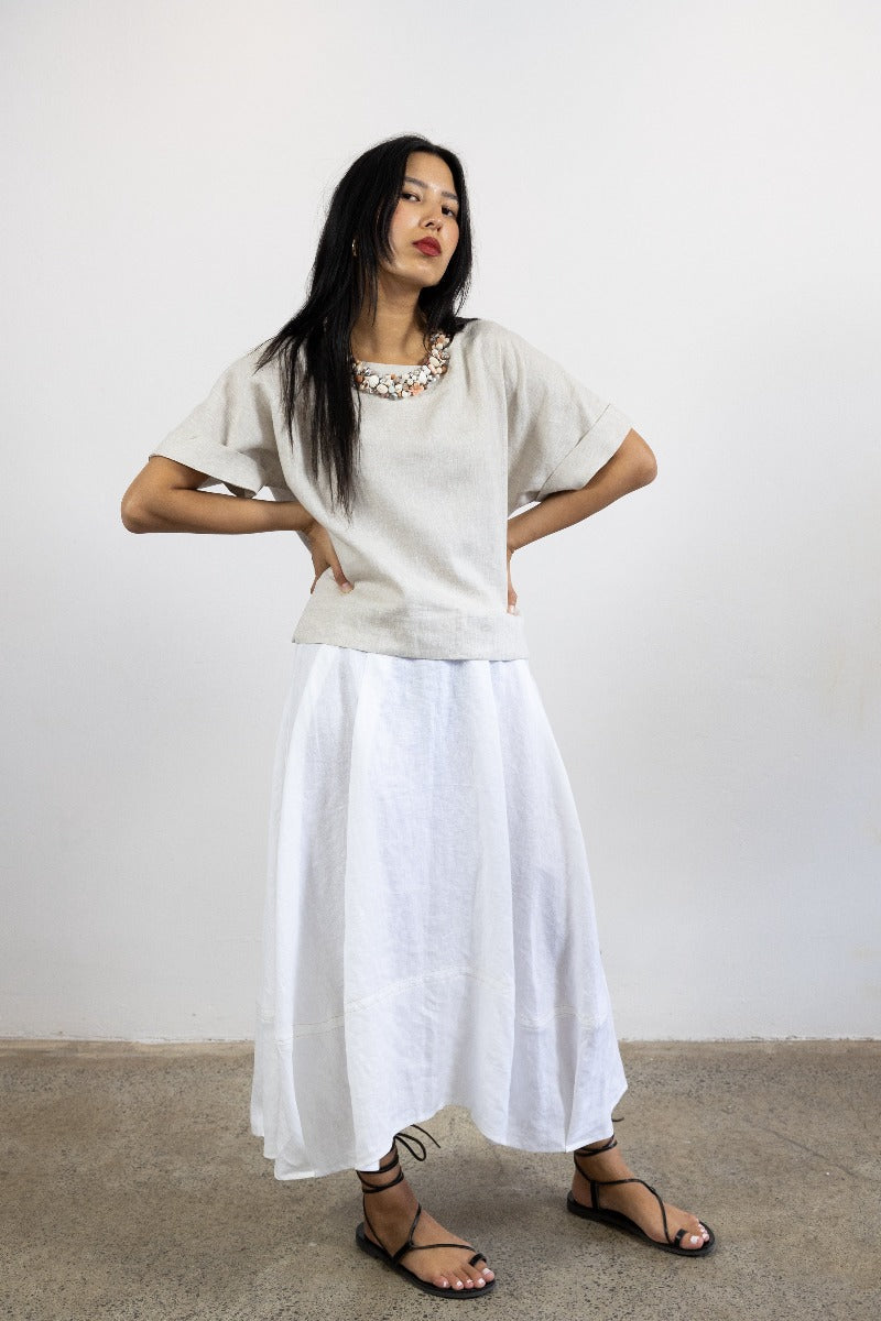Riley Linen Skirt