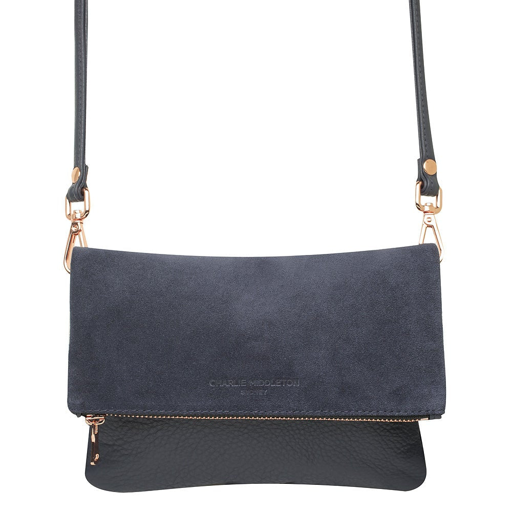 CHARLIE MIDDLETON Two-Tone Weekend Clutch in Mini