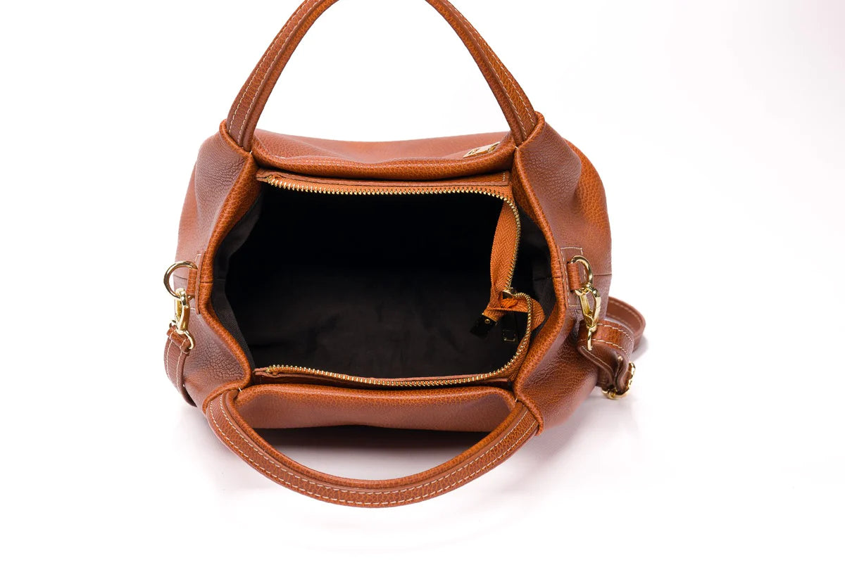 BIDINIS Uffizi soft leather bag