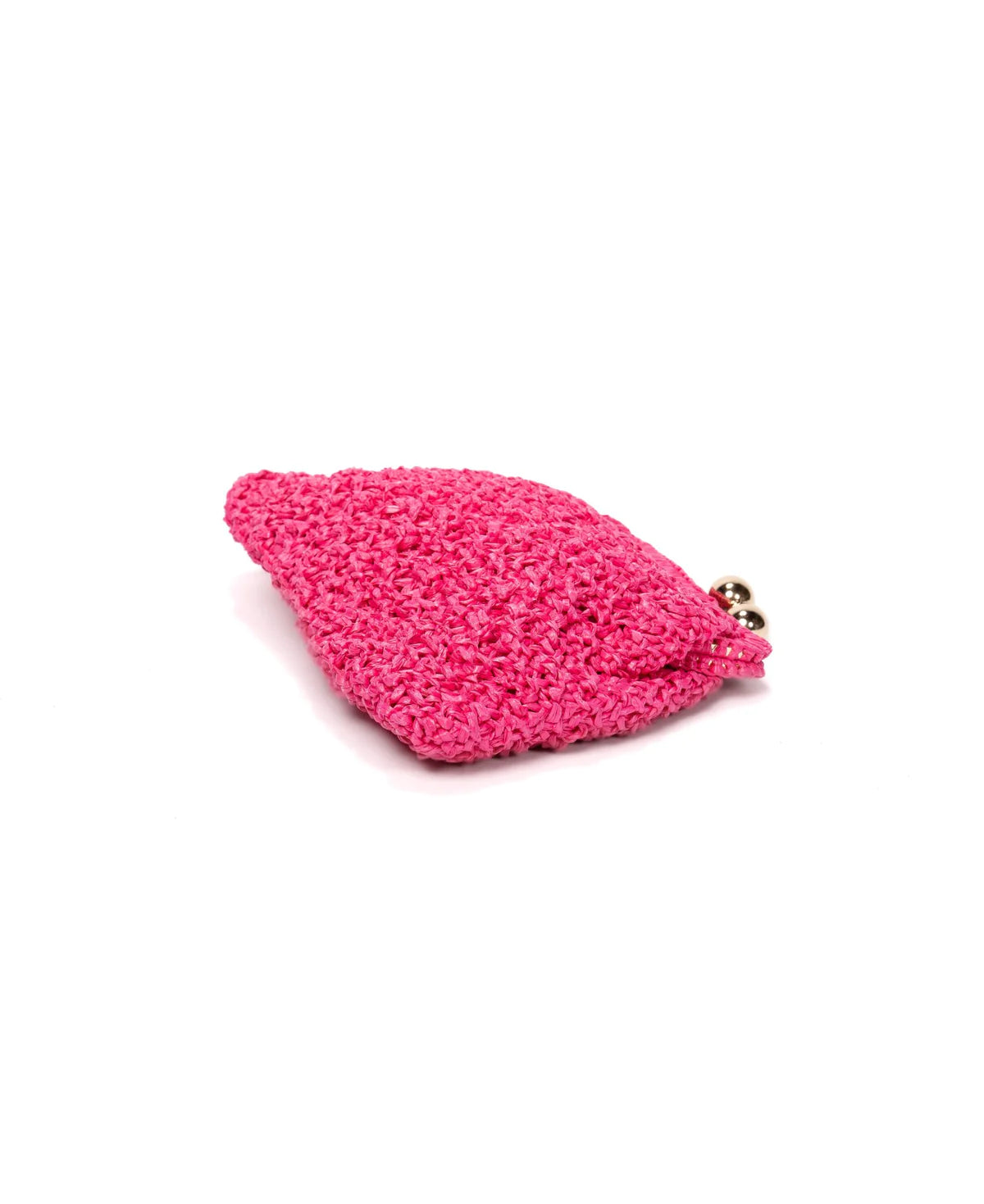 BIDINIS Margherita raffia clutch