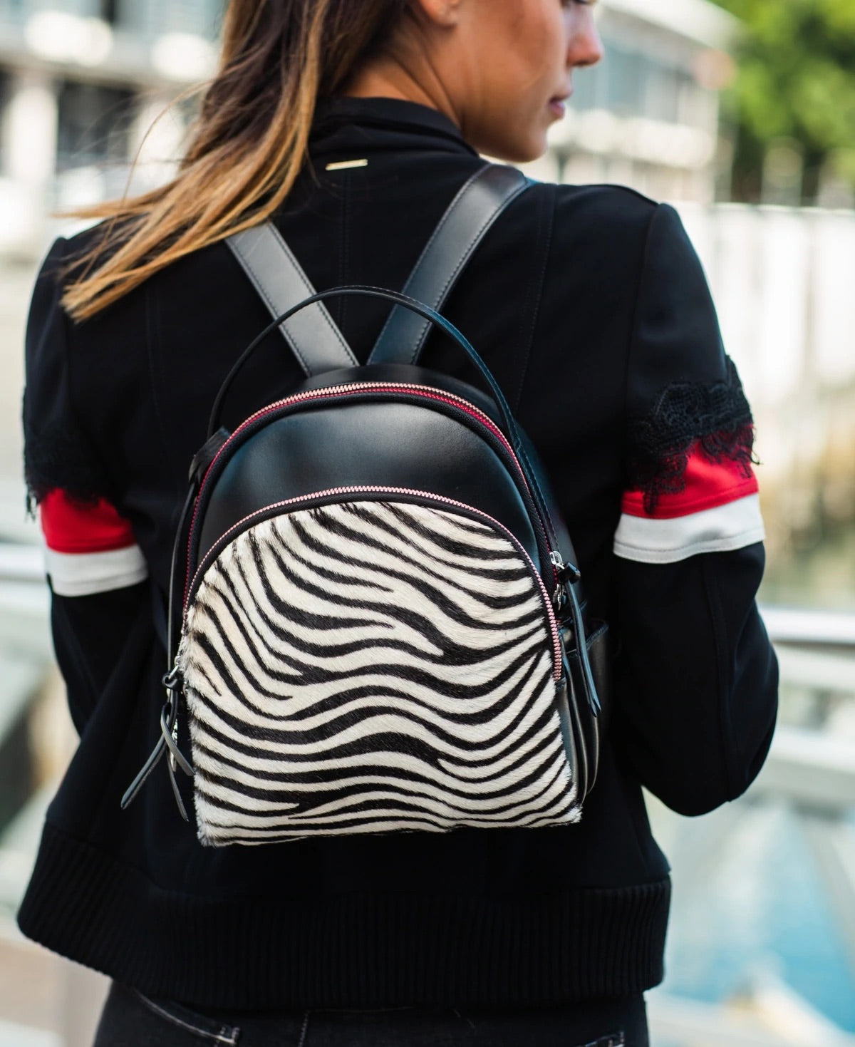 BIDINIS animal print Backpack