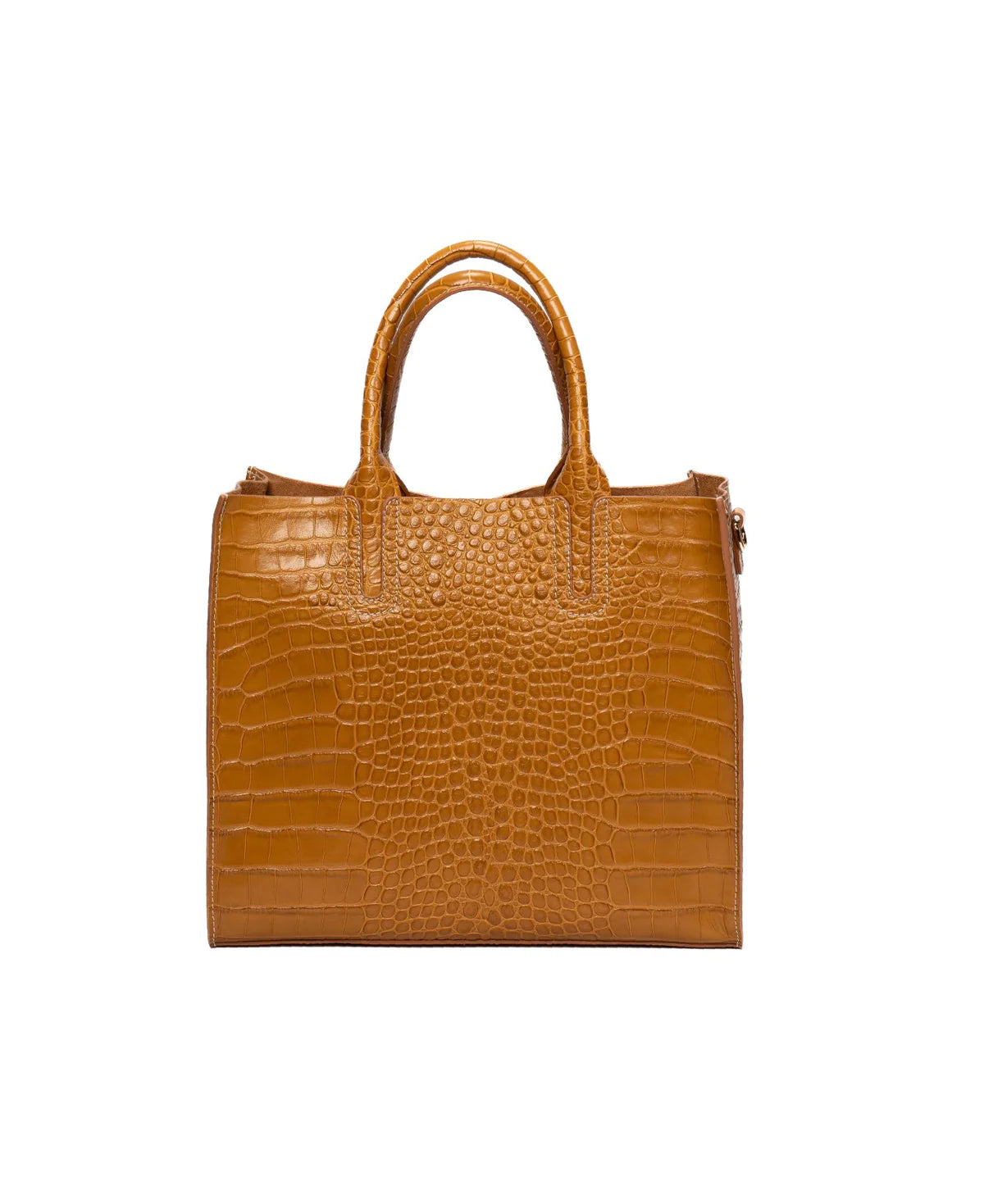 BIDINIS Florence Croco Tote Azure