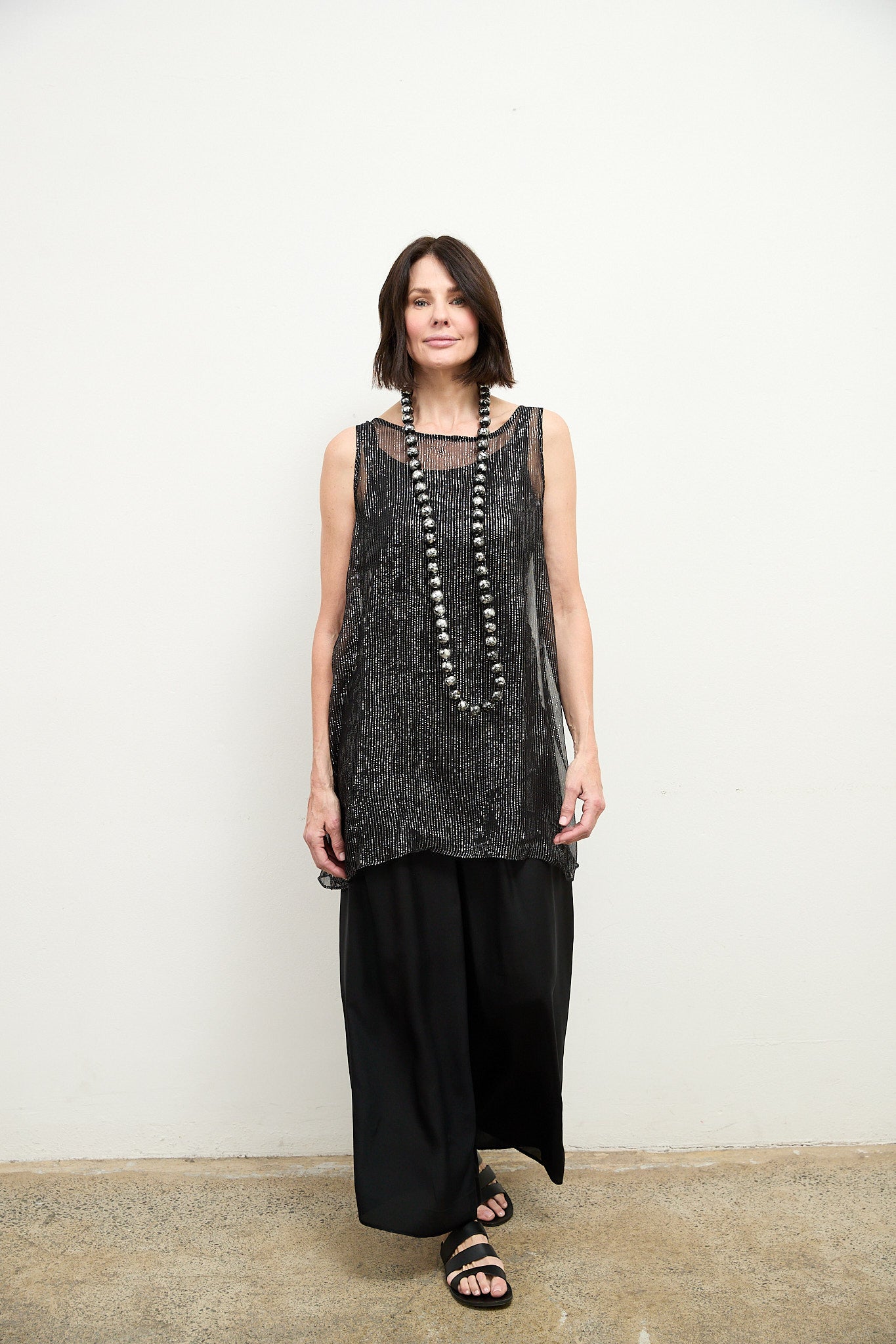 SYLVIA RILEY Erin Silk Pants