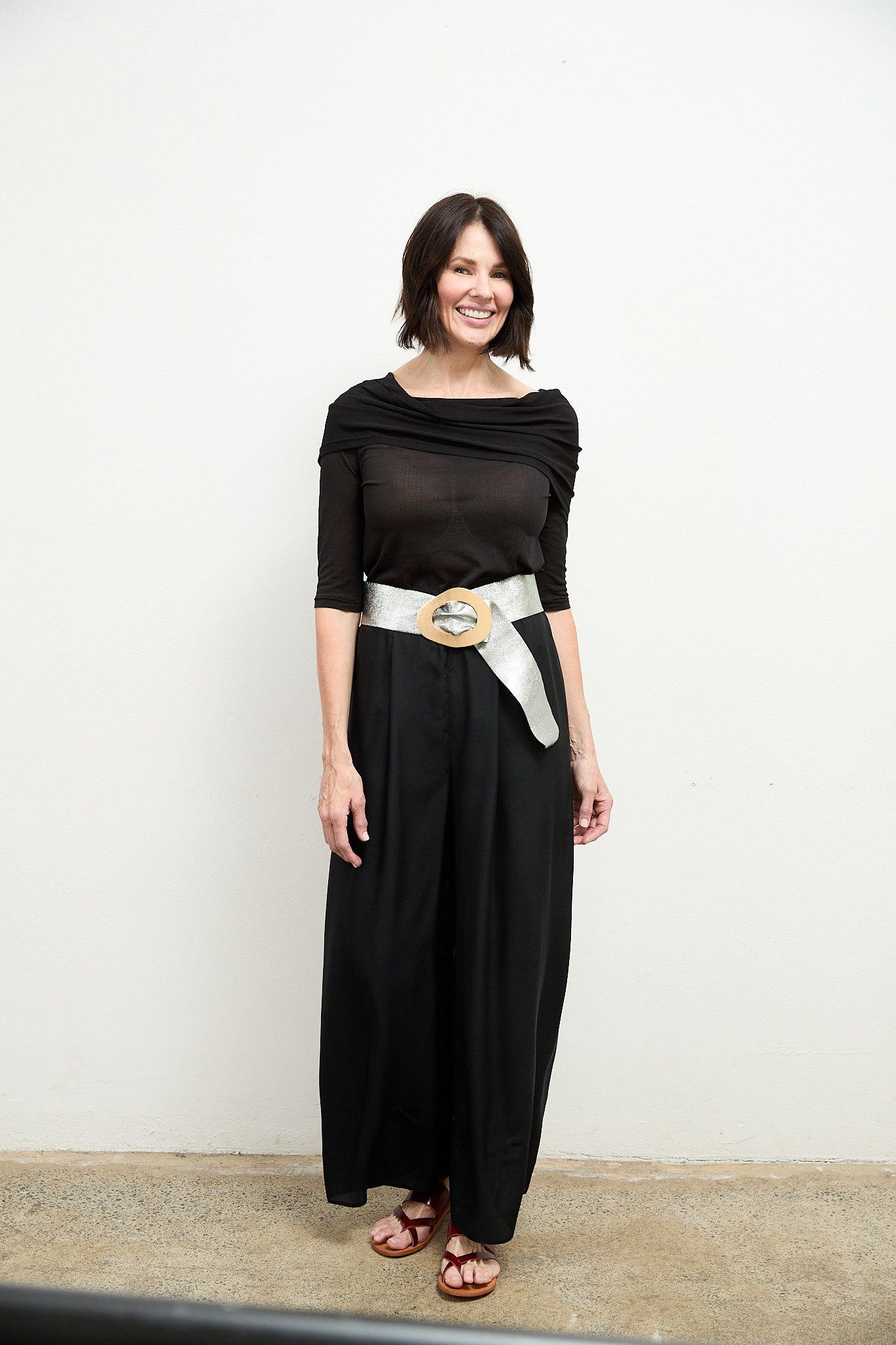 SYLVIA RILEY Erin Silk Pants