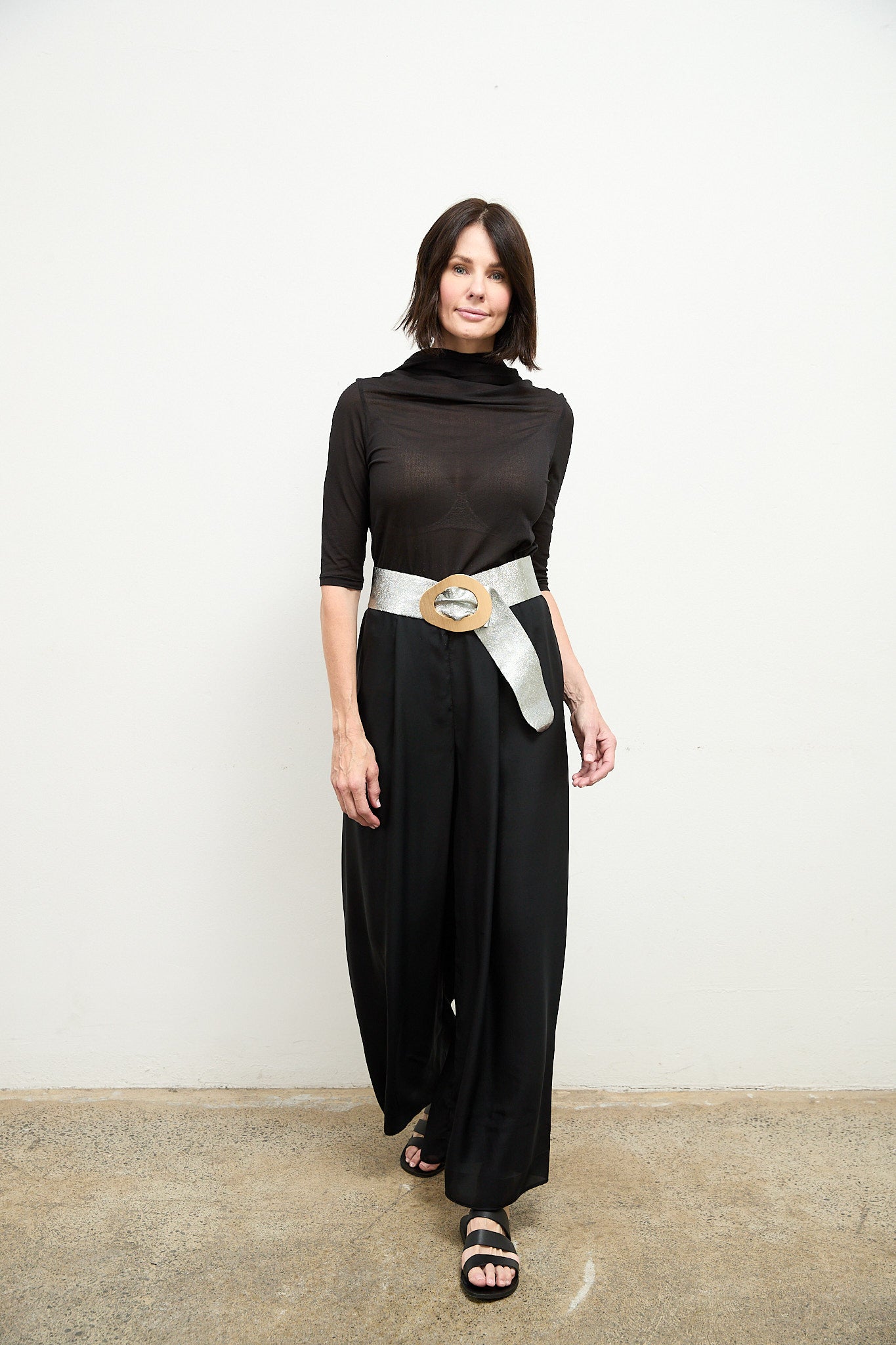 SYLVIA RILEY Erin Silk Pants