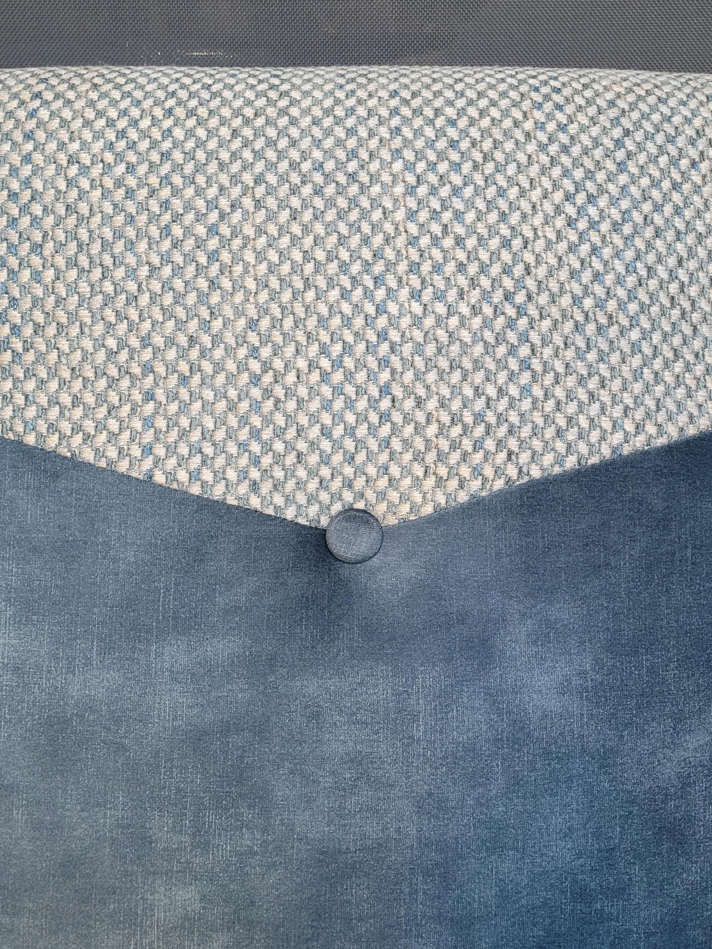 1970s Armchair in Velvet and Tweed