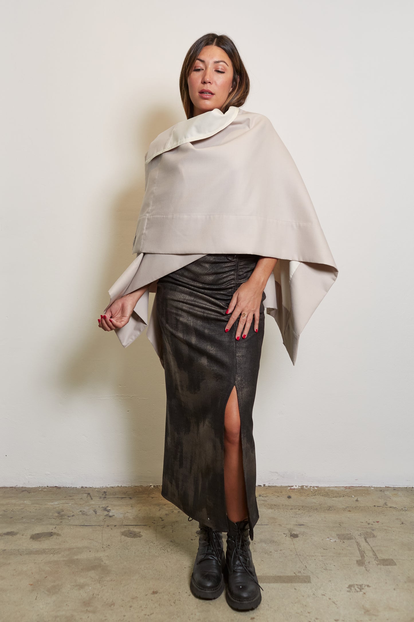 Double-Face Wool Wrap
