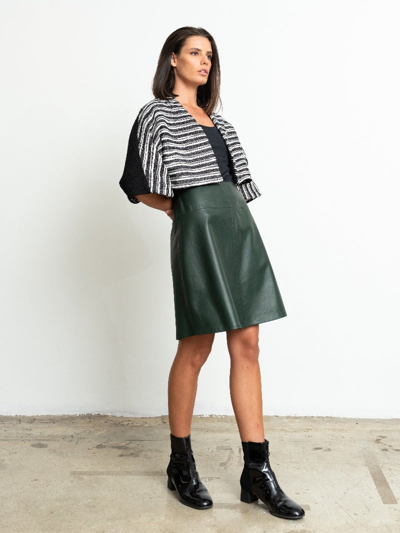 Greta Mini Jacket black/white