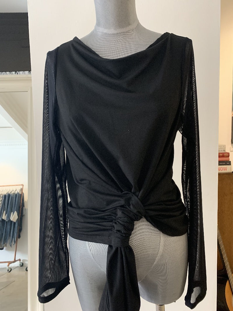 Tokyo mesh sleeve top