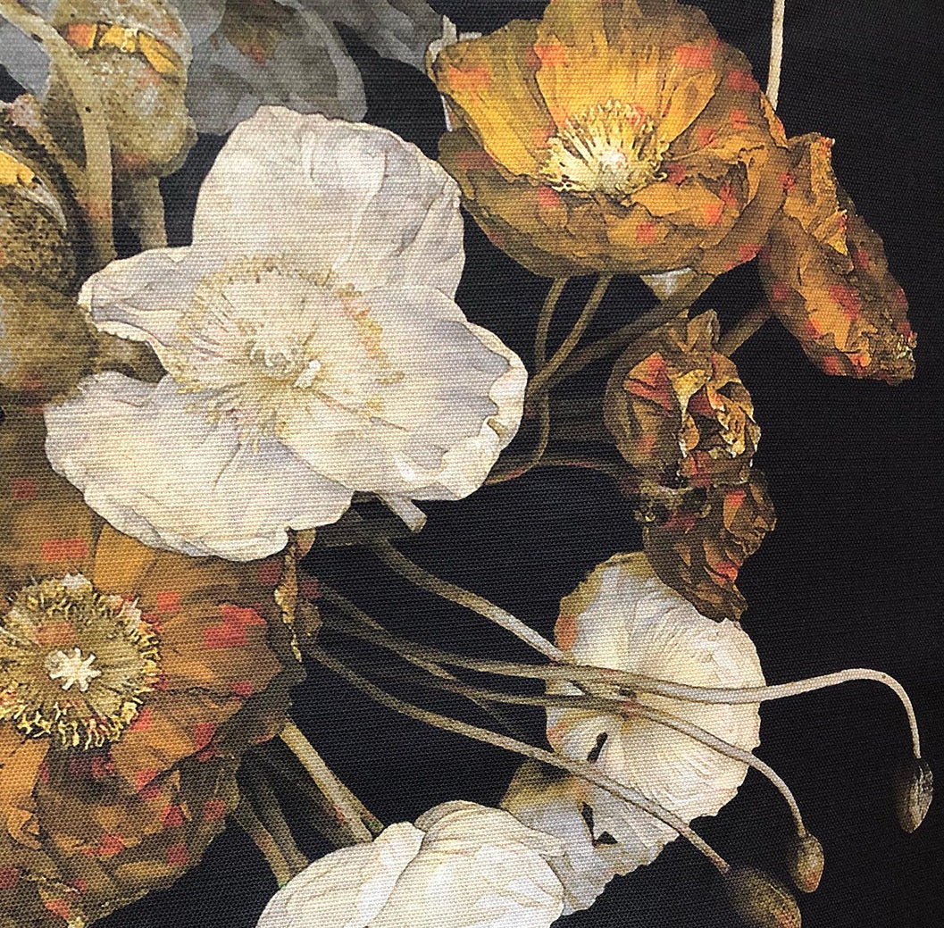 MS CHIEF DESIGNS Sulphur Poppies in Linen