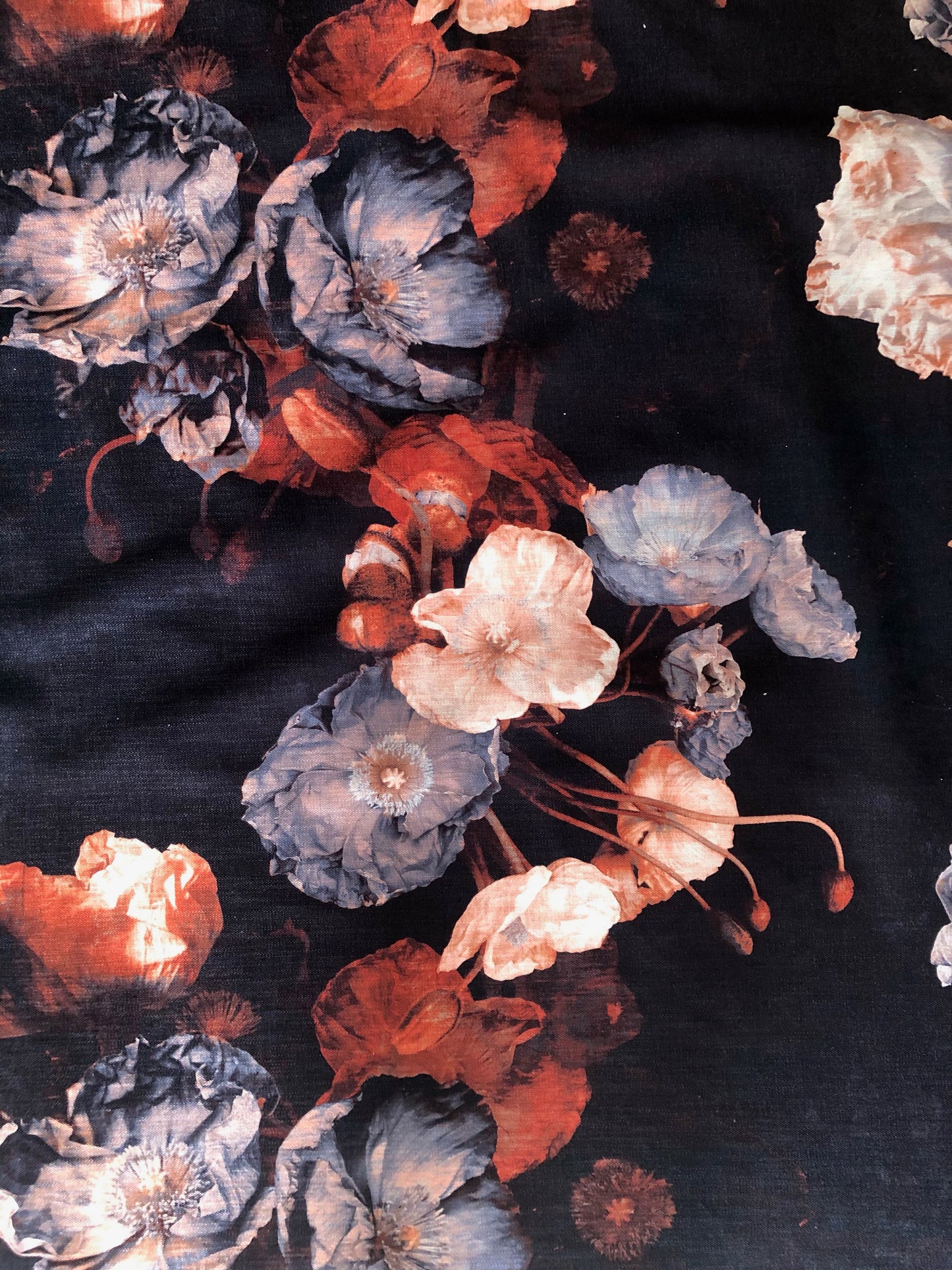 MS CHIEF DESIGNS Titian Poppies in Chenille