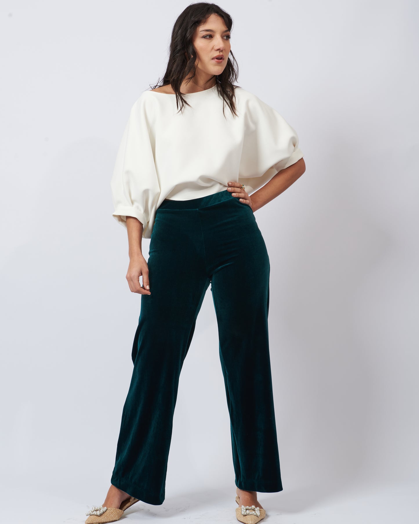 Velvet Pants black
