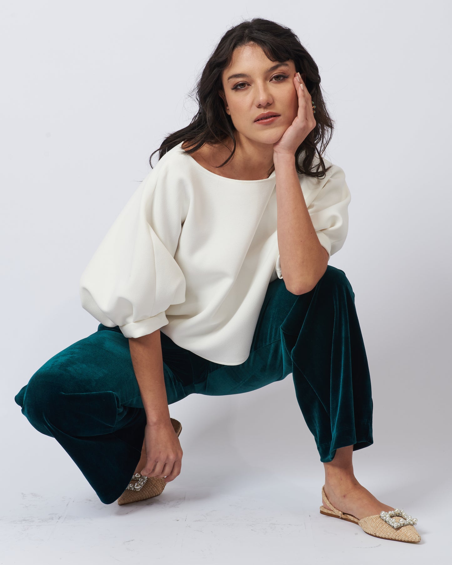 Velvet Pants black