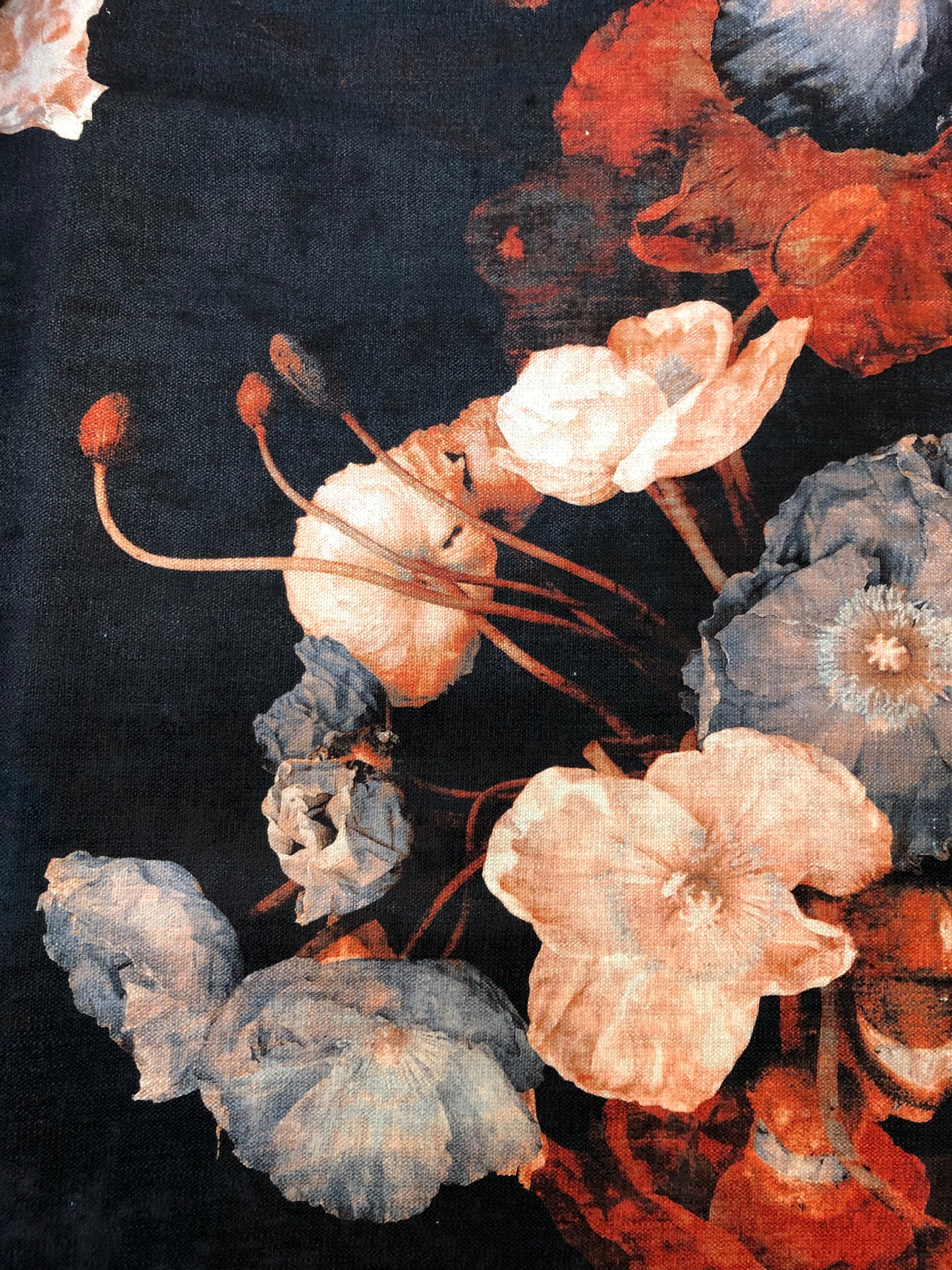 MS CHIEF DESIGNS Titian Poppies in Chenille