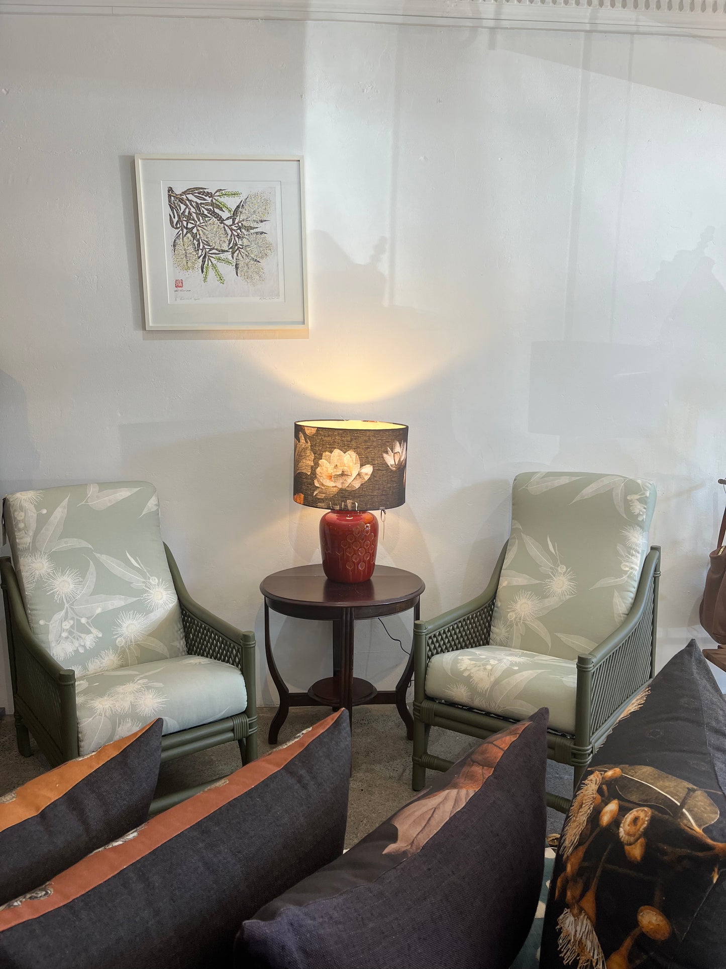 Cane Chairs in Kalypto Mint