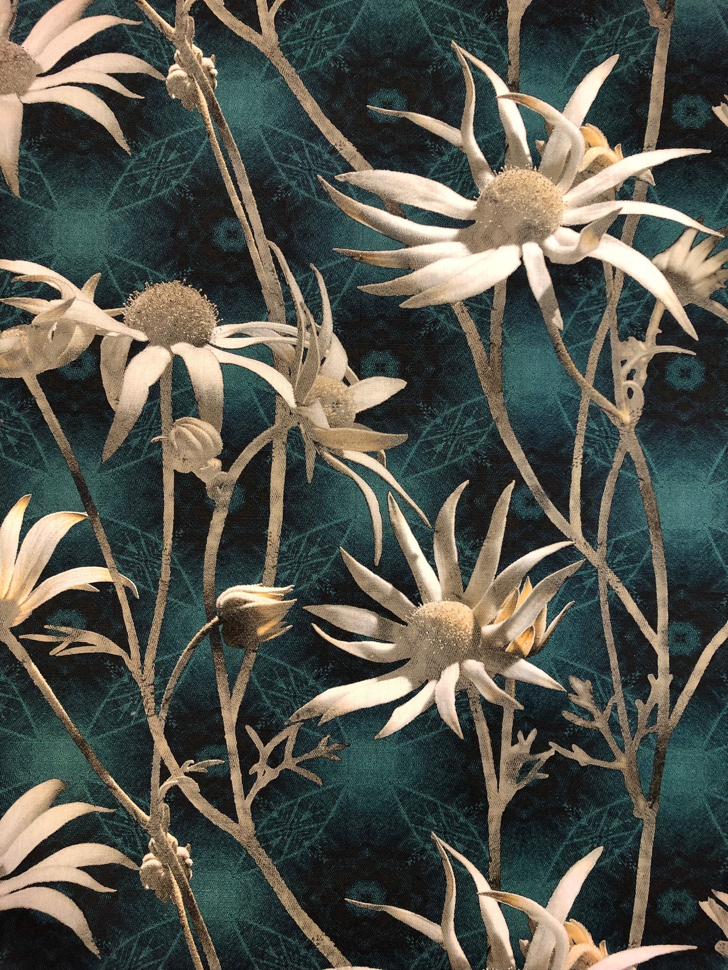 MS CHIEF DESIGNS Coast Flannel Flowers in Linen