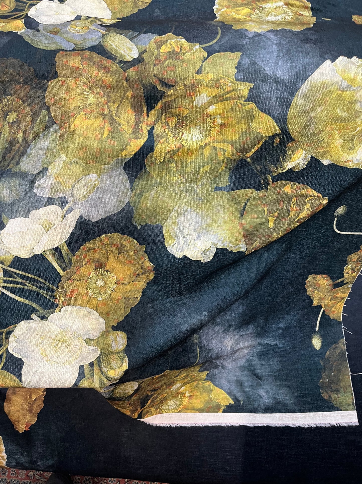 MS CHIEF DESIGNS Sulphur Poppies in Chenille