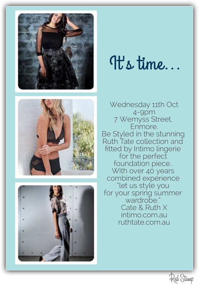 Styling Evening Wednesday 11 October 4-9pm