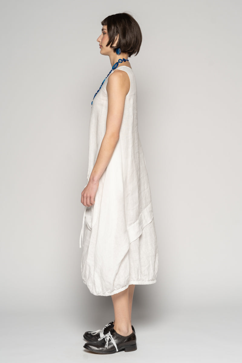 DOGSTAR Sabi Tuck Dress White