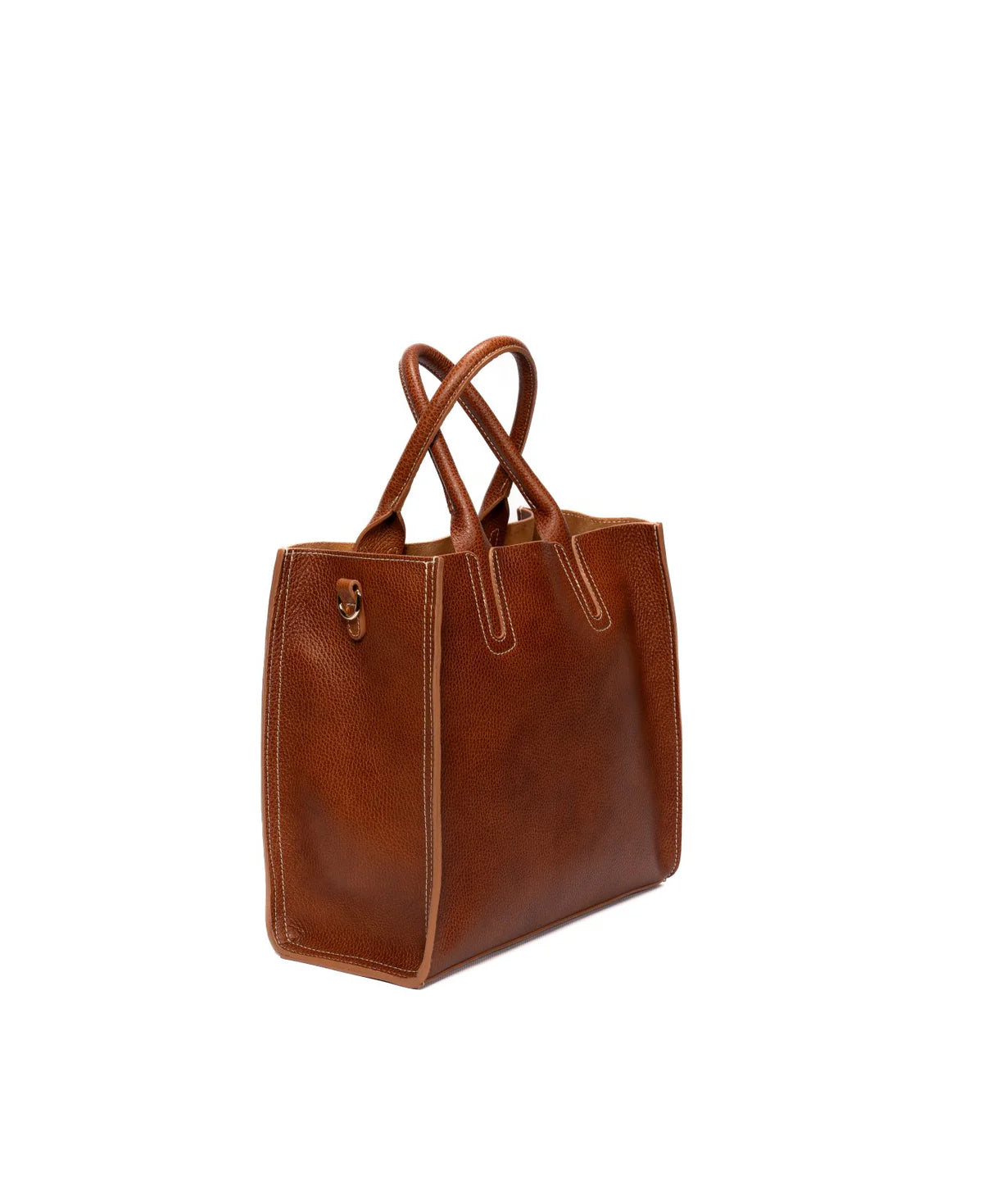 BIDINIS Florence Nappa Tote Rust Tan