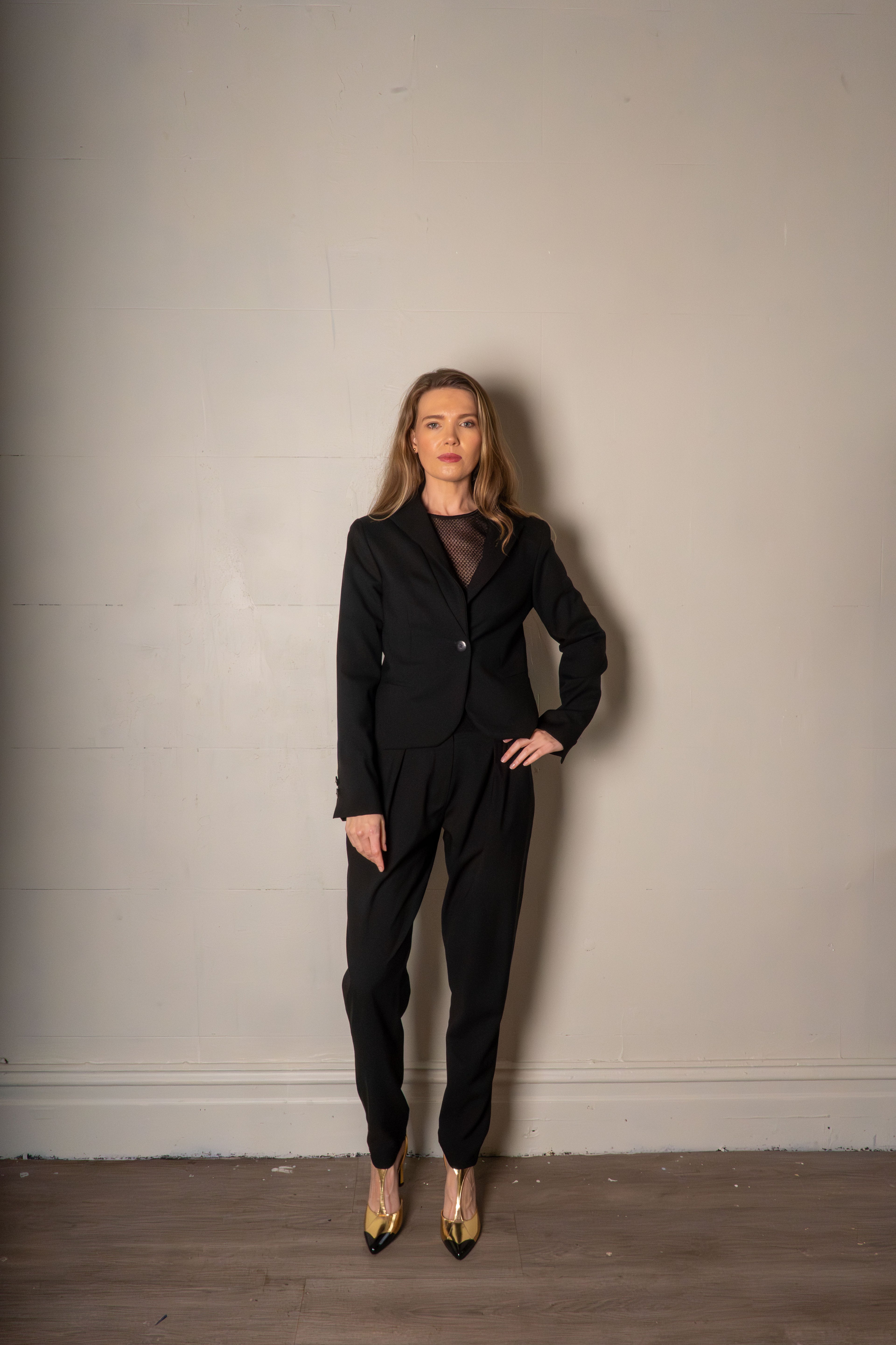 Lily Jacket Black wool